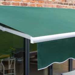 4m Budget Wireless Electric Awning, Plain Green -Primrose Awnings awn budget wireless plaingreen 5 2a43cb2c a5c9 4547 9d9b e4a698e913a4