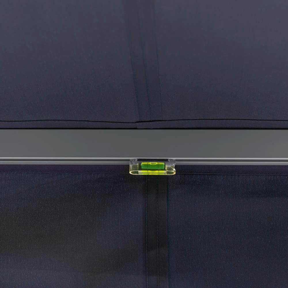 4m Standard Manual Plain Dark Blue Awning (Charcoal Cassette) 7 4m Standard Manual Plain Dark Blue Awning (Charcoal Cassette) - Image 7