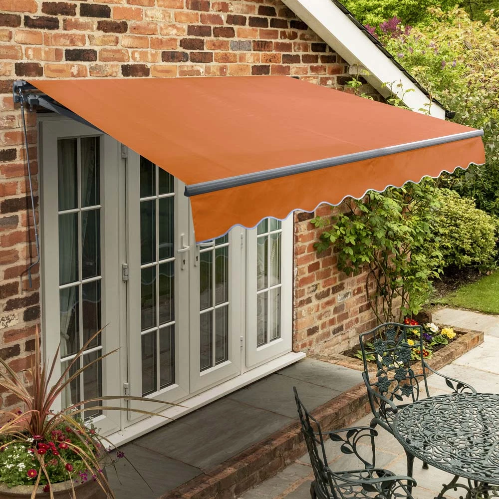 2.5m Standard Manual Terracotta Awning (Charcoal Cassette) 1 2.5m Standard Manual Terracotta Awning (Charcoal Cassette)