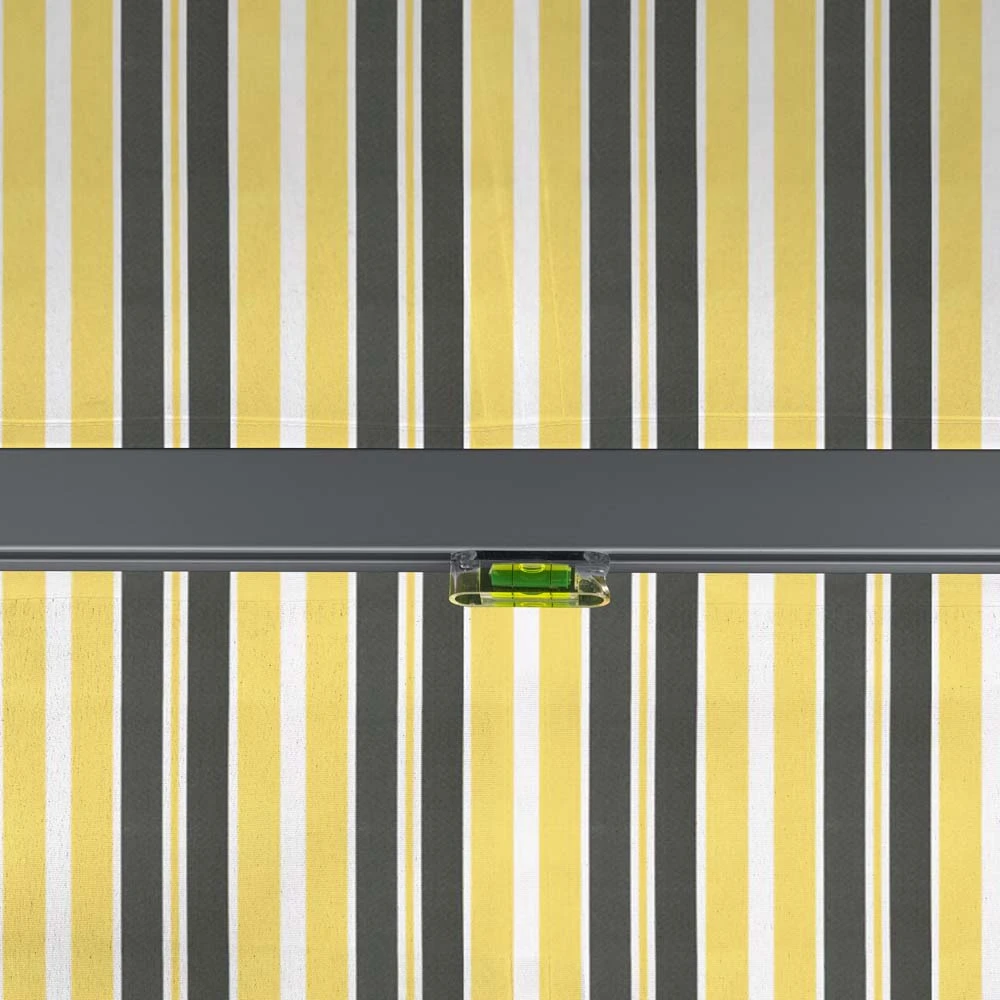 4m Standard Manual Yellow And Grey Awning (Charcoal Cassette) 7 4m Standard Manual Yellow And Grey Awning (Charcoal Cassette) - Image 7
