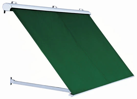 2.0m Half Cassette Drop Arm Awning, Plain Green 1 2.0m Half Cassette Drop Arm Awning, Plain Green