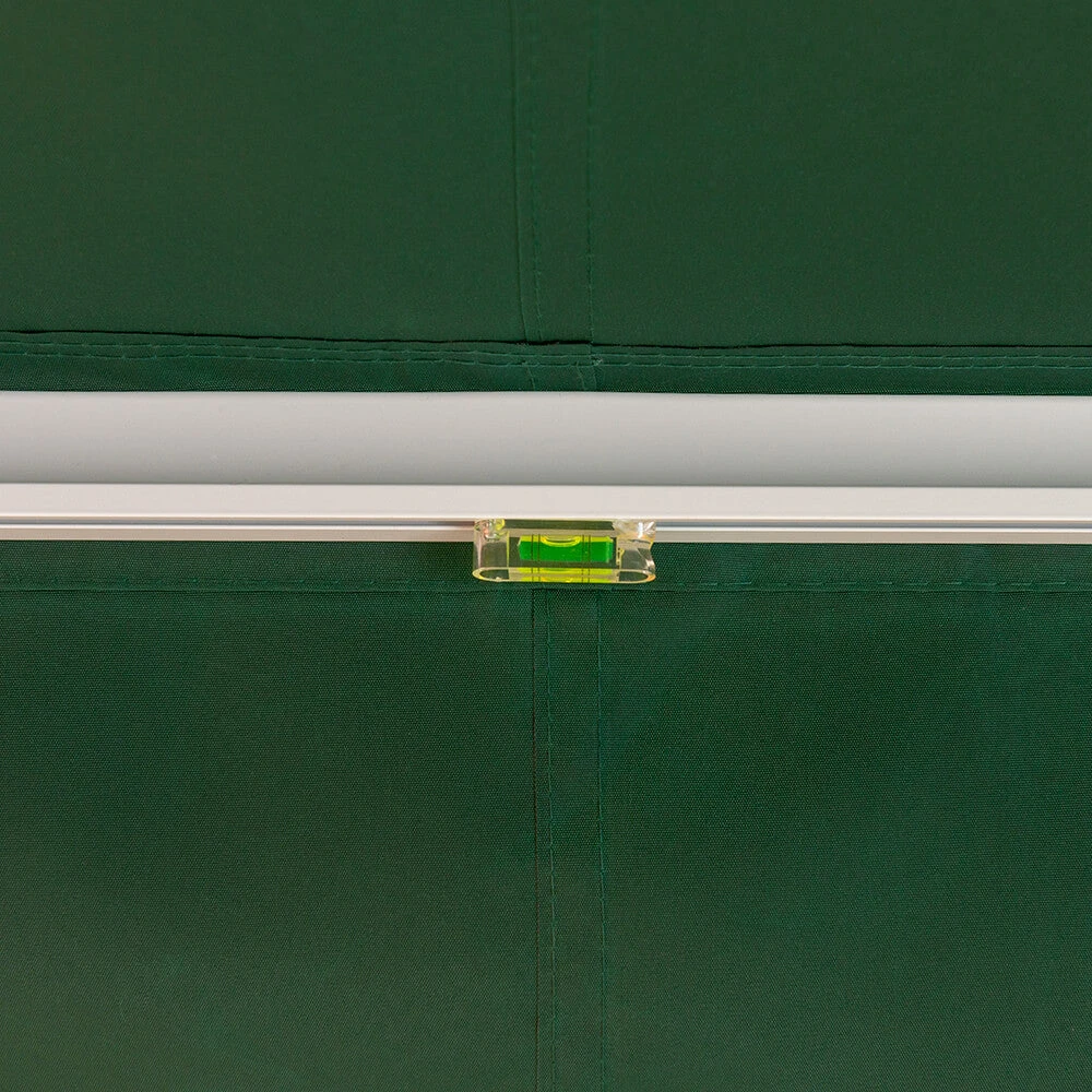 3.0m Budget Manual Awning, Plain Green 7 3.0m Budget Manual Awning, Plain Green - Image 7