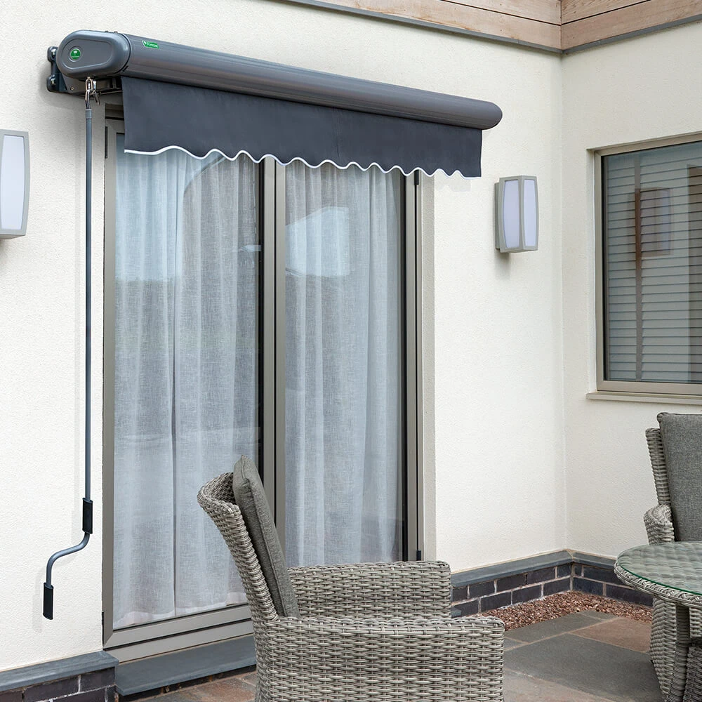 4m Full Cassette Manual Charcoal Awning (Charcoal Cassette) 2 4m Full Cassette Manual Charcoal Awning (Charcoal Cassette) - Image 2