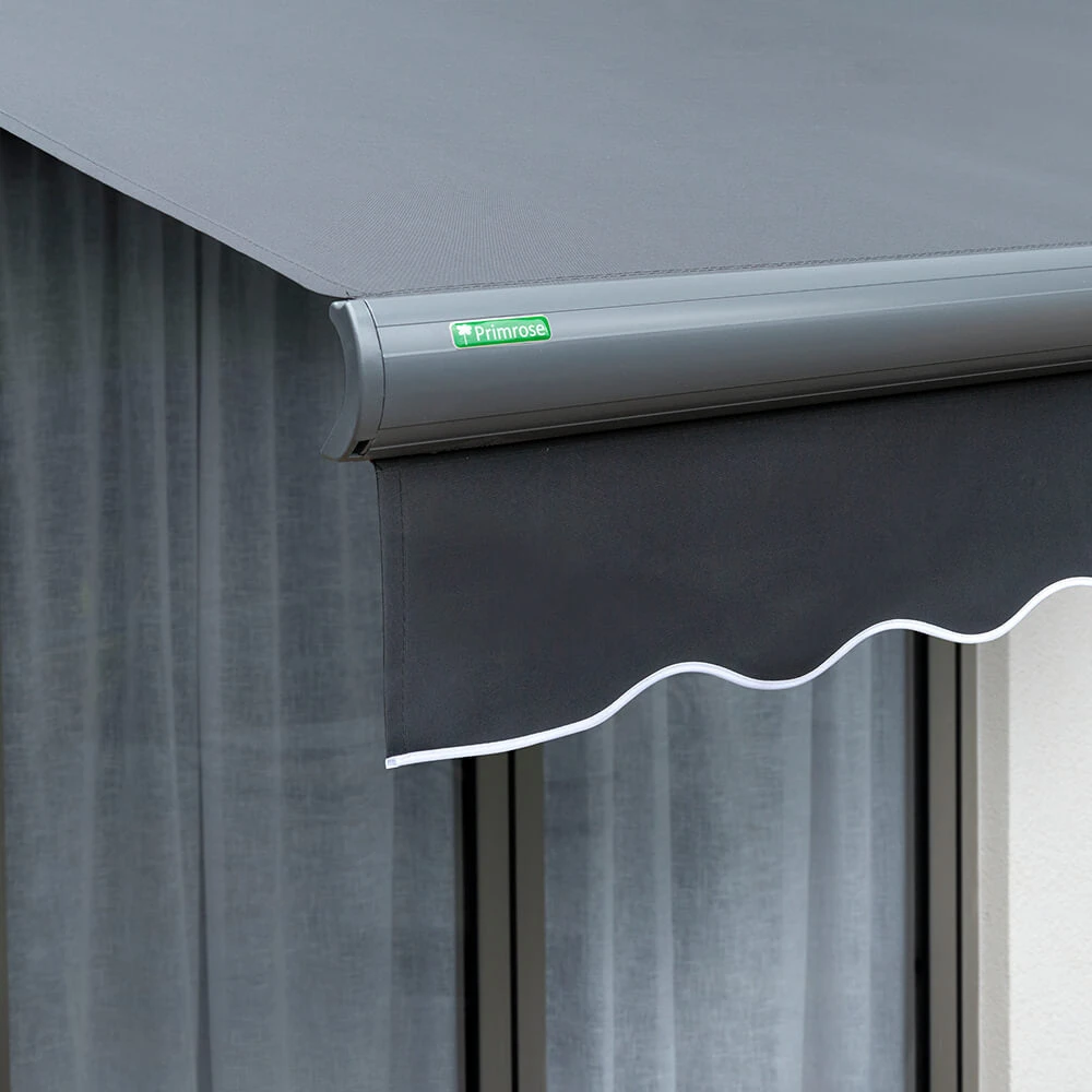 3.5m Full Cassette Manual Charcoal Awning (Charcoal Cassette) 6 3.5m Full Cassette Manual Charcoal Awning (Charcoal Cassette) - Image 6