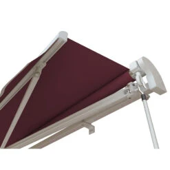 4.0m Standard Manual Awning, Burgundy -Primrose Awnings budget manual burgundy 3 5