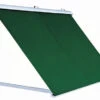 2.5m Half Cassette Drop Arm Awning, Plain Green