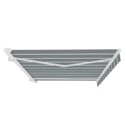 2.5m Full Cassette Electric Awning, Pin Striped Grey 7 2.5m Full Cassette Electric Awning, Pin Striped Grey -Primrose Awnings full cassette manual psg 4 2