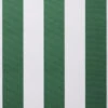 Green And White Polyester Cover For 5.0m X 3m Awning Includes Valance