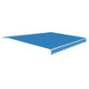 4.0m Half Cassette Electric Awning, Azure Blue