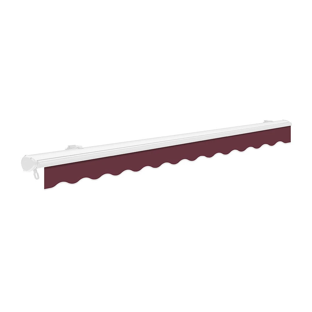 3.5m Half Cassette Electric Awning, Burgundy 2 3.5m Half Cassette Electric Awning, Burgundy - Image 2