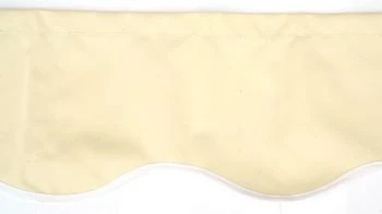 4m Ivory Valance - Wavy 1 4m Ivory Valance - Wavy