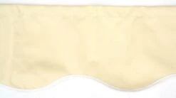 5m Ivory Valance - Wavy