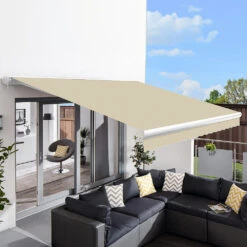 3.0m Full Cassette Manual Awning, Sand
