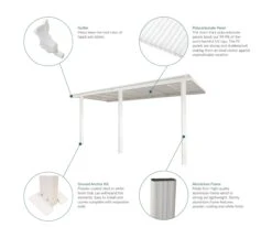 10ft X 10ft White Veranda Garden Canopy - Primrose™ 5 10ft X 10ft White Veranda Garden Canopy - Primrose™ -Primrose Awnings pr0000003024 card3 lg