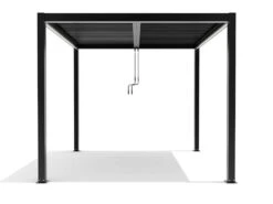 3m X 3m Deluxe Charcoal Pergola With Louvered Shutter Roof By Primrose Living -Primrose Awnings pr0000003043 card5 lg