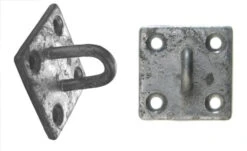 5cm X 5cm Galvanised Pad Eye - Square - Sail Shade Fitting Accessories -Primrose Awnings pr0000007347 card3 lg