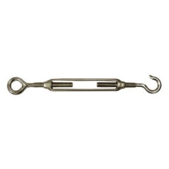 Galvanised Steel Turnbuckle (Hook/Eye Ends) - Sail Shade Fitting Accessories