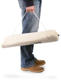 Portable Ivory Wind Break Kit W/ Poles, Ropes And Pegs - Triangle 8 Portable Ivory Wind Break Kit W/ Poles, Ropes And Pegs - Triangle -Primrose Awnings pr0000007646 card4 lg