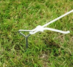 Portable Pyramid Ivory Shade Sail Kit W/ Pole, Ropes And Pegs - Easy Set Up -Primrose Awnings pr0000007647 card4 lg