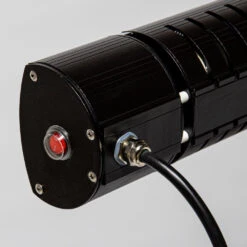 3kW IP44 Wall Mounted Electric Patio Heater Remote Control Black By Heatlab® -Primrose Awnings pr0000007751 card4 lg