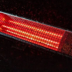 3kW IP44 Wall Mounted Electric Patio Heater Remote Control In Silver By Heatlab® -Primrose Awnings pr0000007754 card6 lg