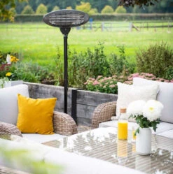 2kW IPX4 Freestanding Electric Quartz Patio Heater W/ Remote | Heatlab® -Primrose Awnings pr0000007894 card6 lg