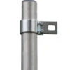 9ft 10 / 3m Galvanised Shade Sail Pole With Bracket Clamp"
