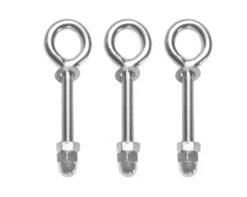 9.8 / 3m Stainless Steel Shade Sail Pole With Eyebolts - 3 Sections" -Primrose Awnings pr0000008189 card3 lg