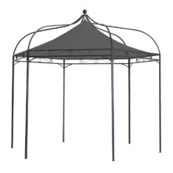 Harlington Deluxe Steel Frame Gazebo With Roof Canopy In Ivory 10 Harlington Deluxe Steel Frame Gazebo With Roof Canopy In Ivory -Primrose Awnings pr0000059512 card3 lg