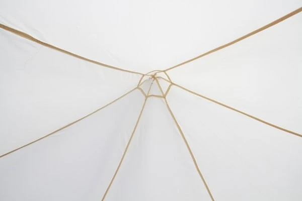 Harlington Deluxe Steel Frame Gazebo With Roof Canopy In Ivory 6 Harlington Deluxe Steel Frame Gazebo With Roof Canopy In Ivory - Image 6