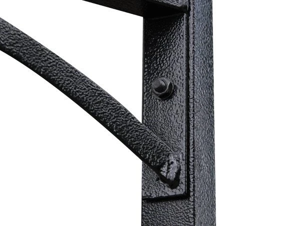 Harlington Deluxe Steel Frame Gazebo With Roof Canopy In Charcoal 7 Harlington Deluxe Steel Frame Gazebo With Roof Canopy In Charcoal - Image 7