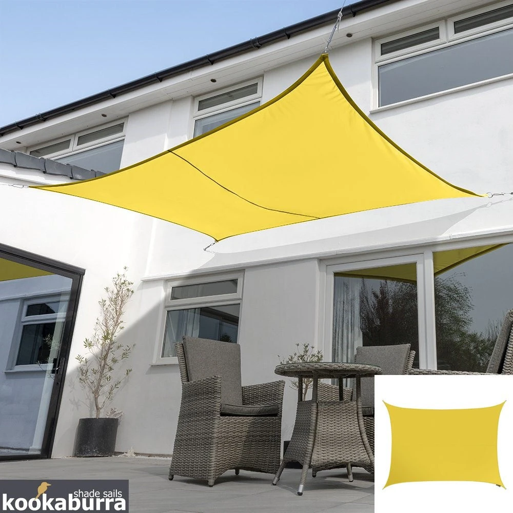 Sail Shade | Standard Water Resistant | Yellow 3 Sail Shade | Standard Water Resistant | Yellow - Image 3