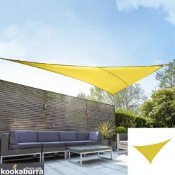 Sail Shade | Standard Water Resistant | Yellow 16 Sail Shade | Standard Water Resistant | Yellow -Primrose Awnings pr0000060309 card7 lg