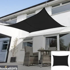 Sail Shade | Premium Waterproof | Black -Primrose Awnings pr0000060311 card3 lg