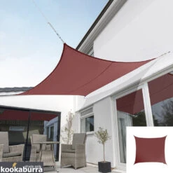 Sail Shade | Premium Waterproof | Marsala Red