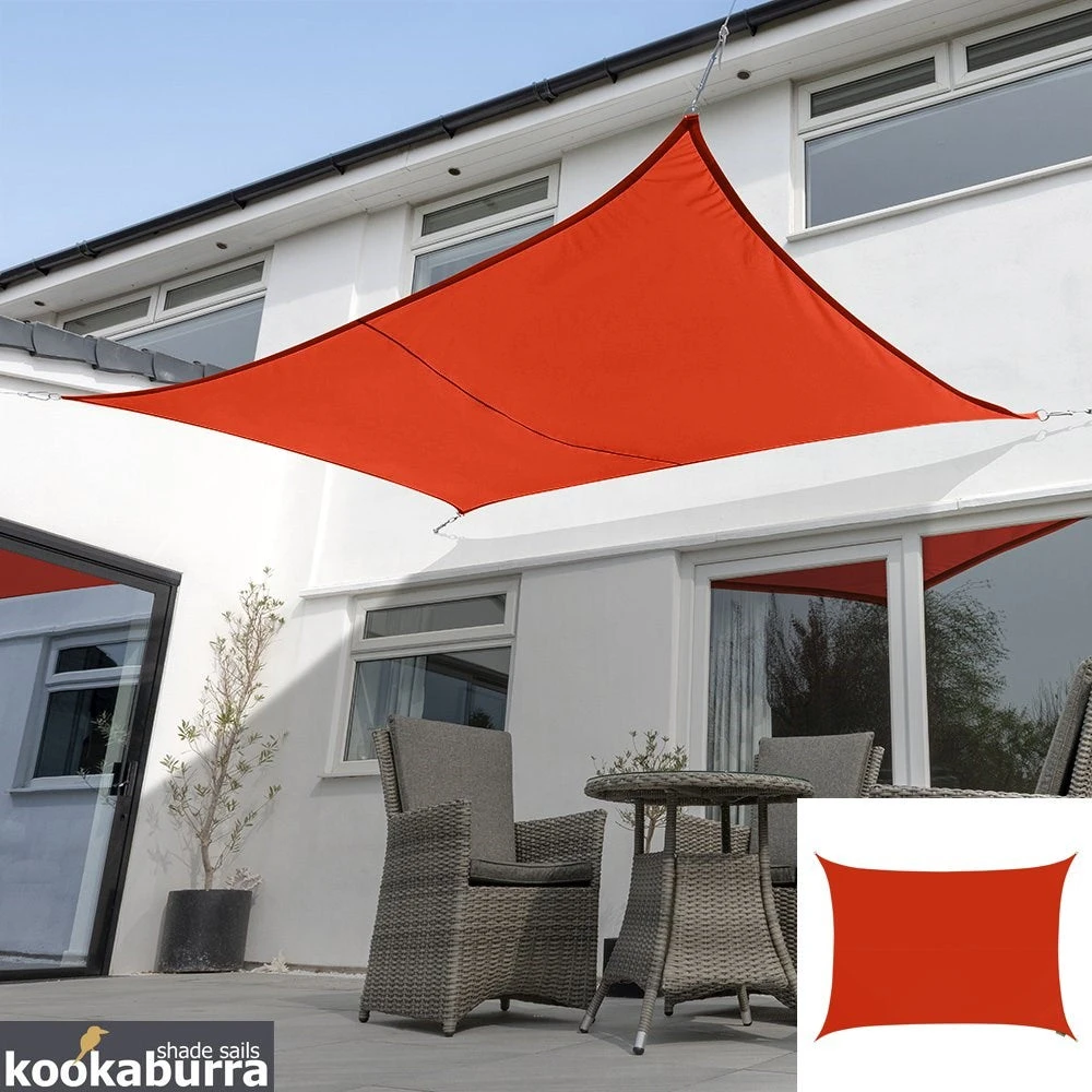 Sail Shade | Premium Waterproof | Red 3 Sail Shade | Premium Waterproof | Red - Image 3