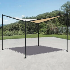 3.5M Square Portable Steel Frame With Ivory Sail Shade 7 3.5M Square Portable Steel Frame With Ivory Sail Shade -Primrose Awnings pr0000060614 card3 lg