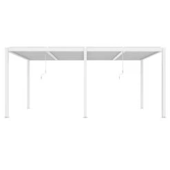 6m X 3m Deluxe White Veranda With Louvered Shutter Roof 9 6m X 3m Deluxe White Veranda With Louvered Shutter Roof -Primrose Awnings pr0000061104 card5 lg