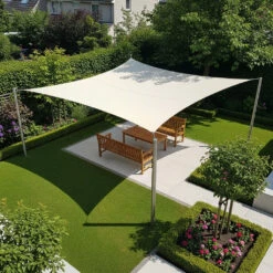 Pro Waterproof Ivory Sail Shade - Exclusively | Kookaburra® -Primrose Awnings pr0000061602 card3 lg