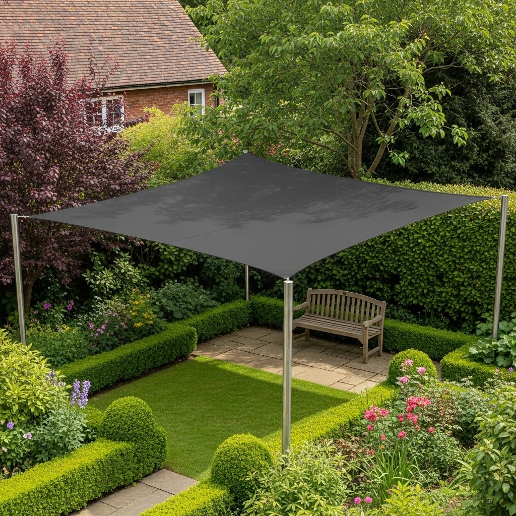 Pro Waterproof Charcoal Sail Shade - Exclusively | Kookaburra® 2 Pro Waterproof Charcoal Sail Shade - Exclusively | Kookaburra® - Image 2