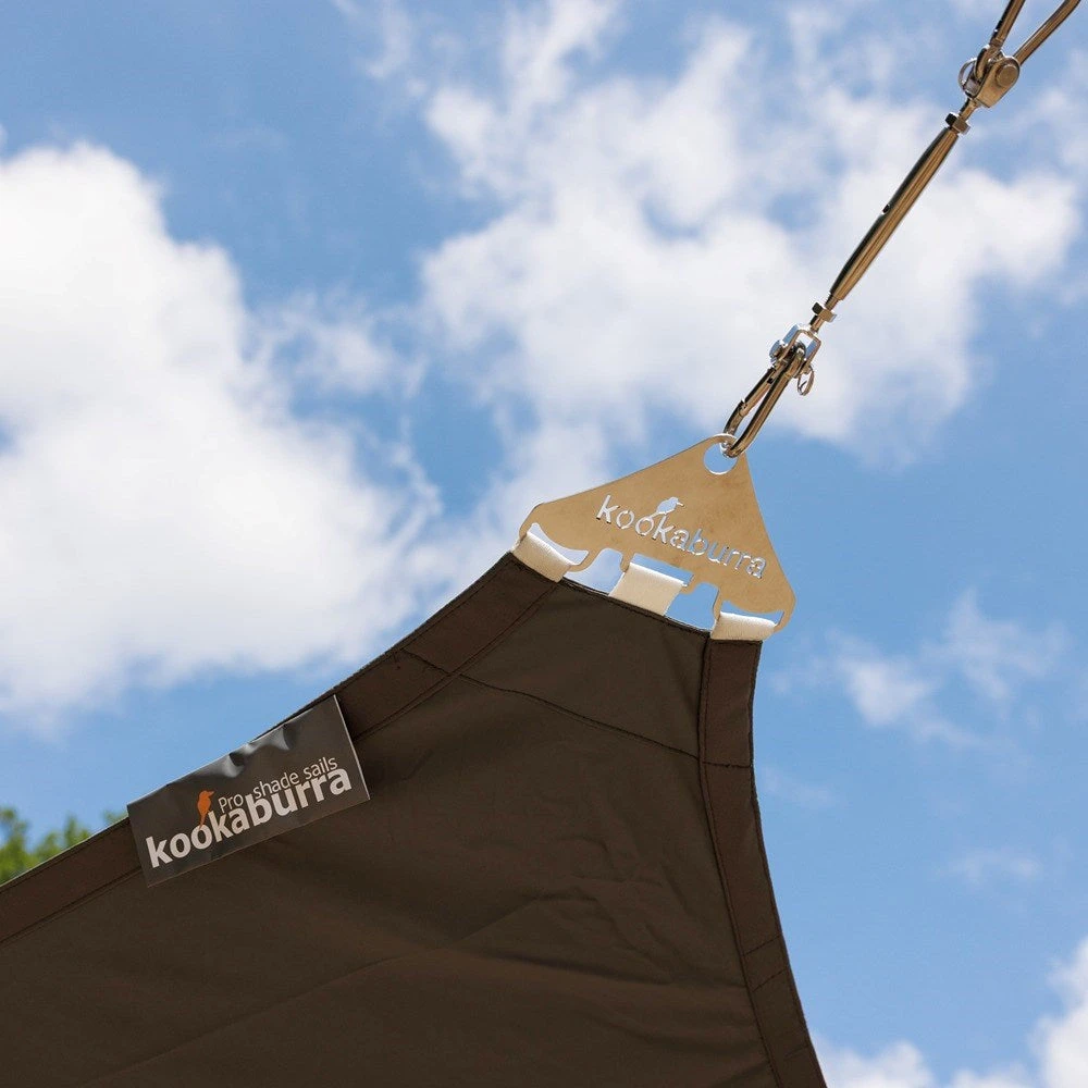 Pro Waterproof Charcoal Sail Shade - Exclusively | Kookaburra® 4 Pro Waterproof Charcoal Sail Shade - Exclusively | Kookaburra® - Image 4
