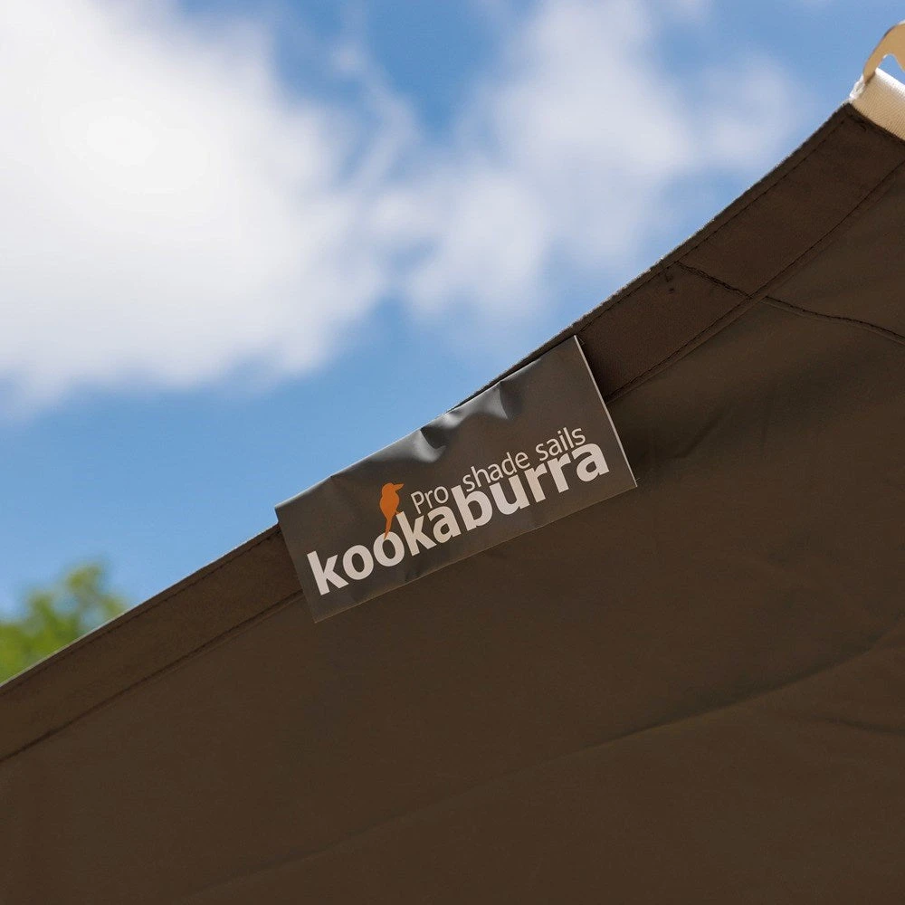 Pro Waterproof Charcoal Sail Shade - Exclusively | Kookaburra® 5 Pro Waterproof Charcoal Sail Shade - Exclusively | Kookaburra® - Image 5