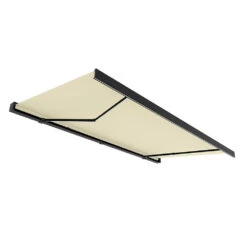 5.0M Deluxe Wireless Full Cassette Electric Awning With Lights (Charcoal Cassette) | Ivory -Primrose Awnings pr0000061628 card5 lg 2