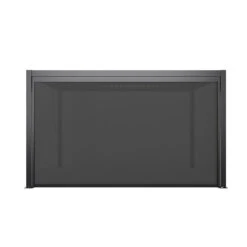 Single Charcoal Pulldown Side Shade For 3x4m Deluxe Pergola