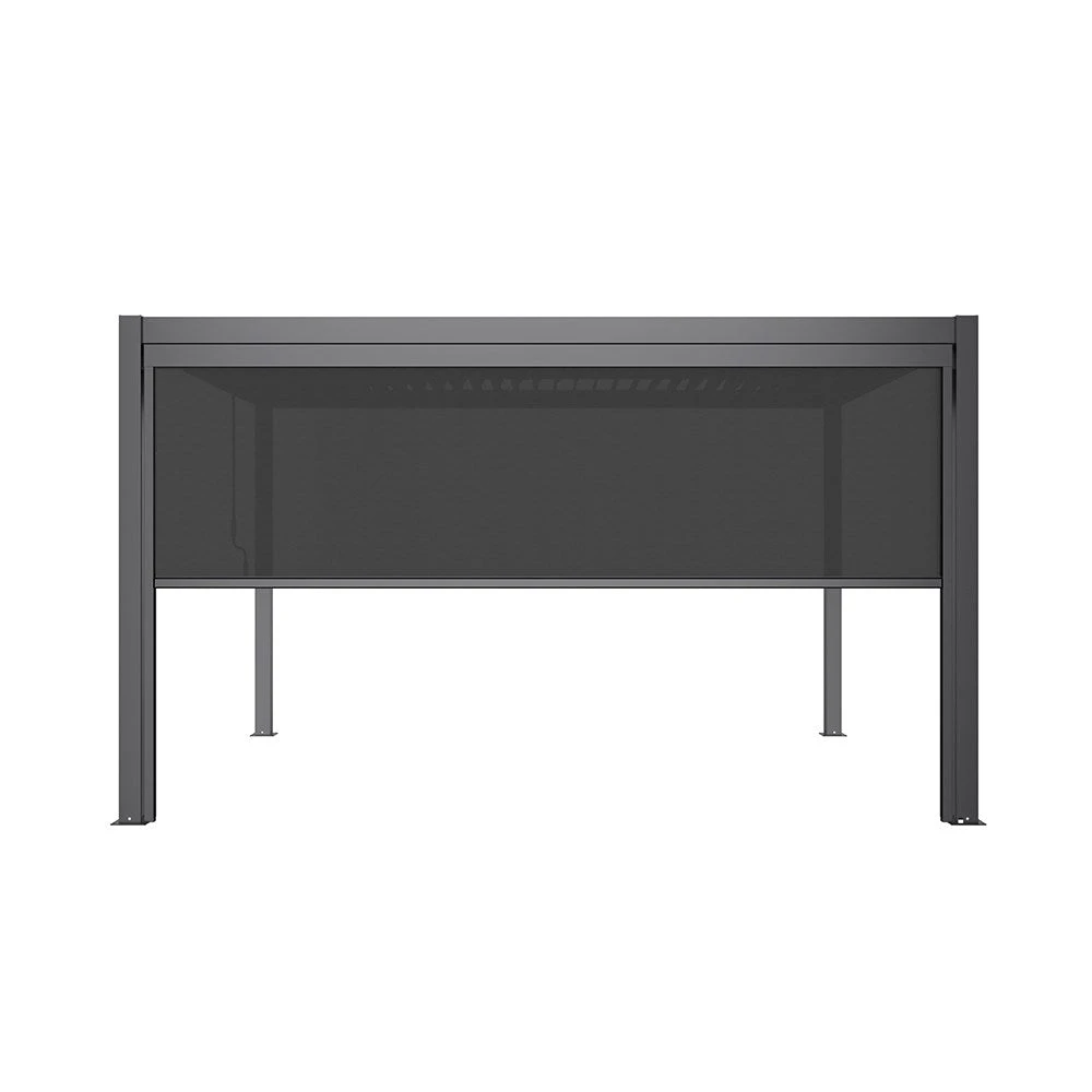 Single Charcoal Pulldown Side Shade For 3x4m Deluxe Pergola 6 Single Charcoal Pulldown Side Shade For 3x4m Deluxe Pergola - Image 6