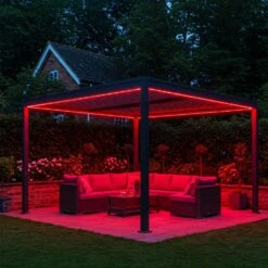 3x3M Pegola Colour Changing LED Light Kit By Primrose Living -Primrose Awnings pr0000062542 card4 lg