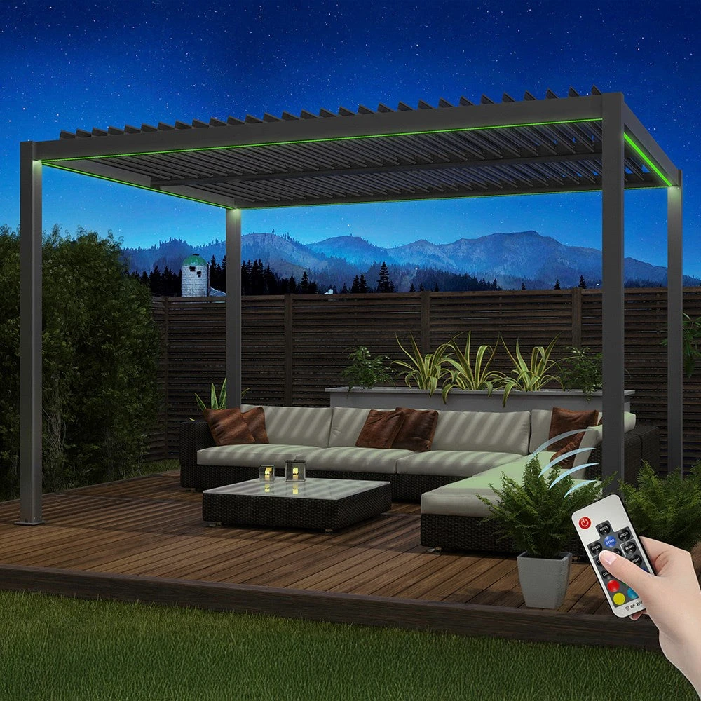 4x3M Pergola Colour Changing LED Light Kit By Primrose Living 7 4x3M Pergola Colour Changing LED Light Kit By Primrose Living - Image 7