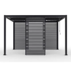 Single Pergola Fixed Louvre Wall Panel For 4m Side By Primrose Living 13 Single Pergola Fixed Louvre Wall Panel For 4m Side By Primrose Living -Primrose Awnings pr0000062545 card5 lg