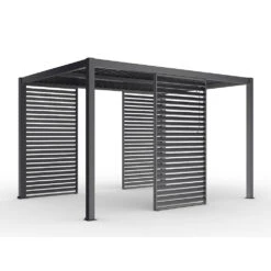 Single Pergola Fixed Louvre Wall Panel For 4m Side By Primrose Living 11 Single Pergola Fixed Louvre Wall Panel For 4m Side By Primrose Living -Primrose Awnings pr0000062545 card6 lg