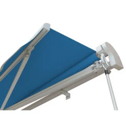 3.5m Budget Manual Awning, Azure Blue -Primrose Awnings standard manual awning azure 3